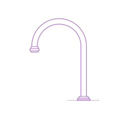 Fixtures Kitchen Faucets Ikea Vithavet Faucet Outline Svg Vector, Free Vectors File